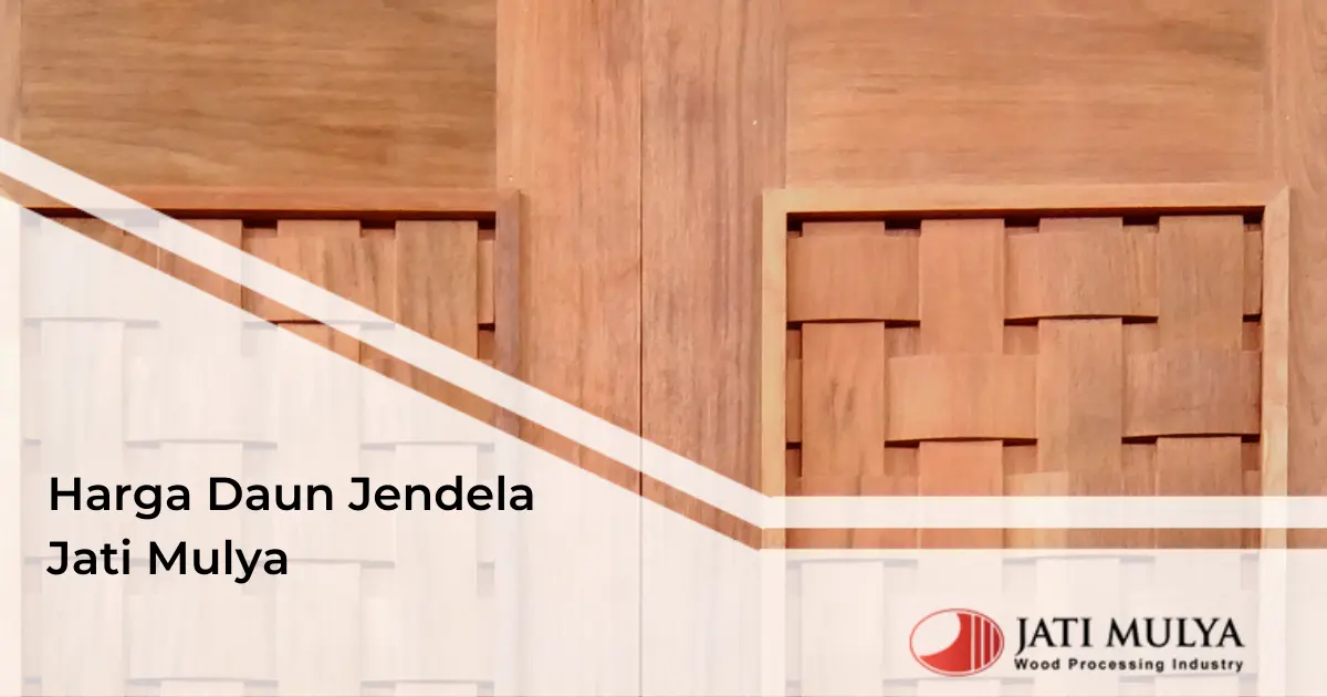 Daun Jendela Jati Mulya