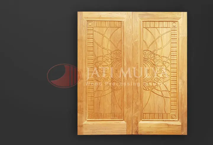 Pintu Panil Jati Mulya