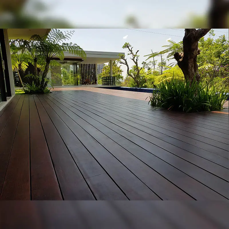 Detail Project Decking Kayu Villa Puncak Tidar Malang