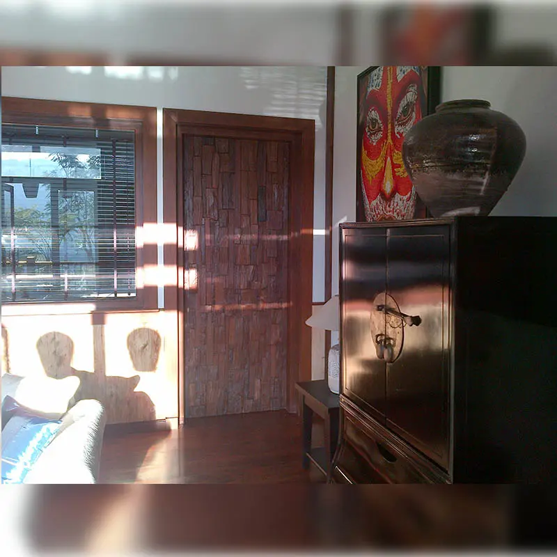 Project Backdrop Tv Kayu Villa Batu Selecta
