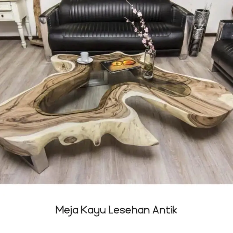 Meja Kayu Lesehan Antik