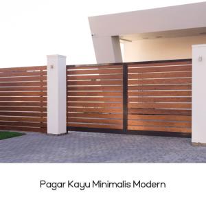 6 Ide Pagar Kayu Minimalis