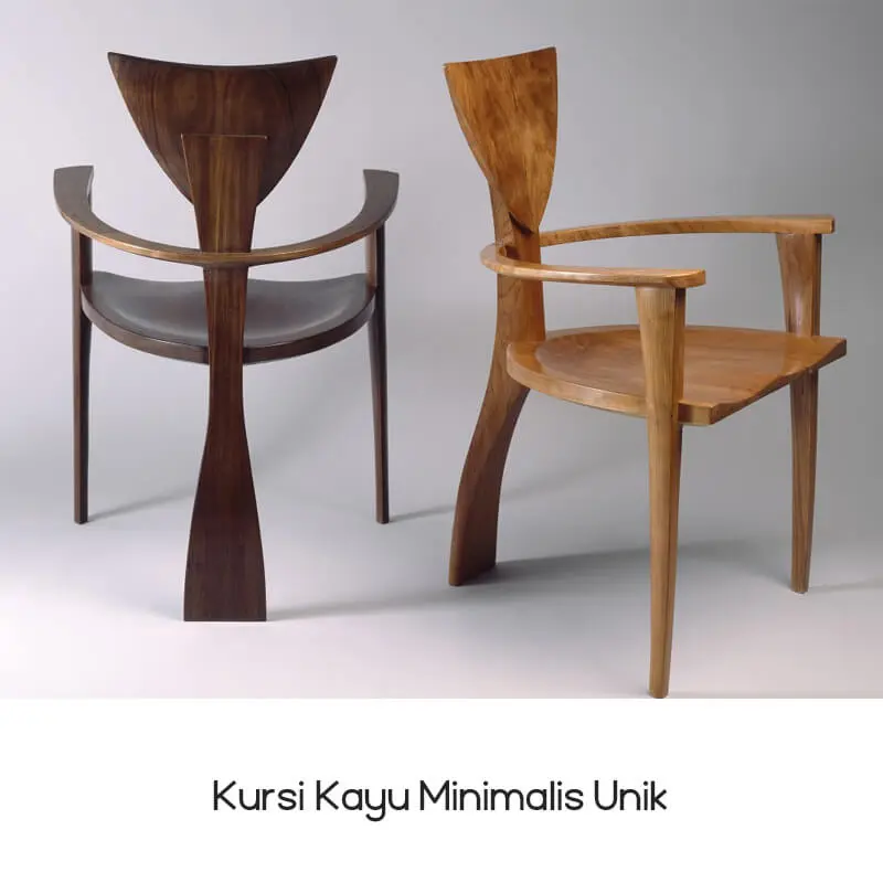 Kursi Kayu Minimalis Unik