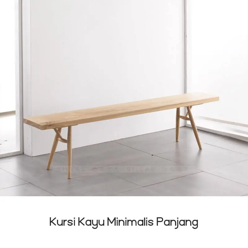 Kursi Kayu Minimalis Panjang