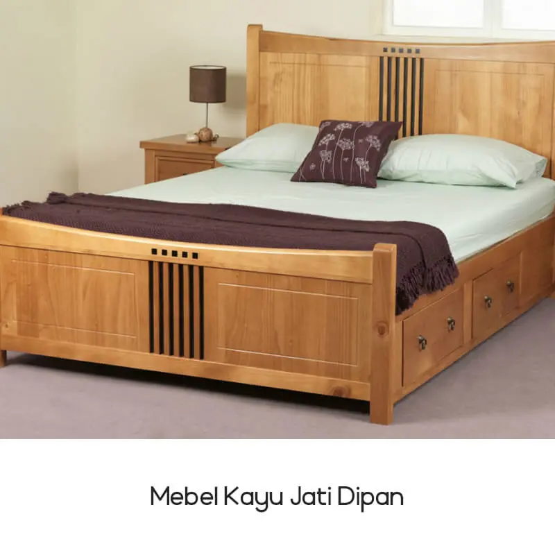 Mebel kayu jati dipan