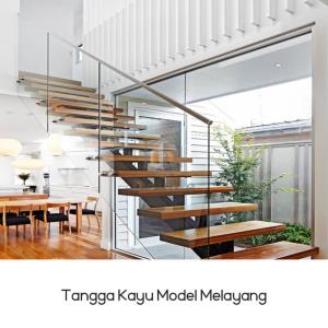 Desain Tangga Kayu Minimalis, Bikin Rumah Makin Estetik