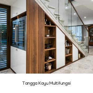 Desain Tangga Kayu Minimalis, Bikin Rumah Makin Estetik