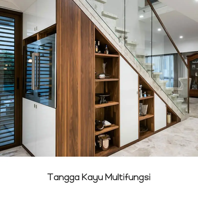 Tangga Kayu Multifungsi