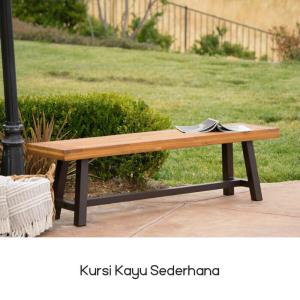 Inspirasi Model Kursi Kayu untuk Taman Rumah