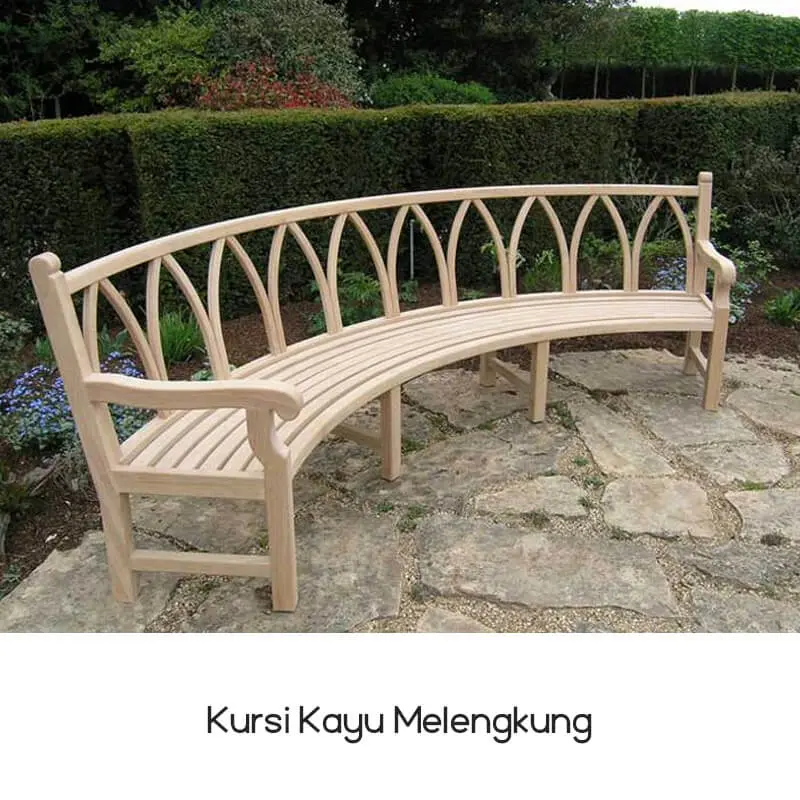 Kursi Kayu Melengkung