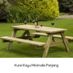 Inspirasi Model Kursi Kayu untuk Taman Rumah