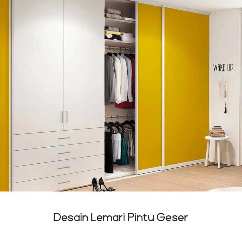 Desain Lemari Pintu Geser 
