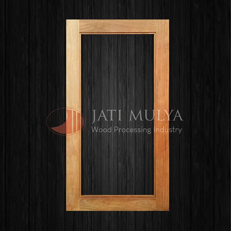Daun Jendela Pigura Merbau