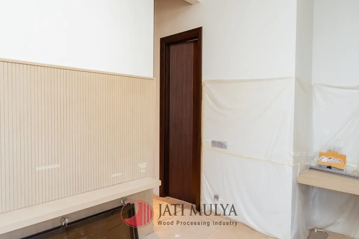 Pintu Kayu Jati Mulya